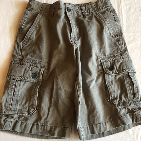 LOT of 2 Urban Pipeline Sz 29 Cargo Hits at Knee Shorts - Khaki & Gray - Picture 2 of 7
